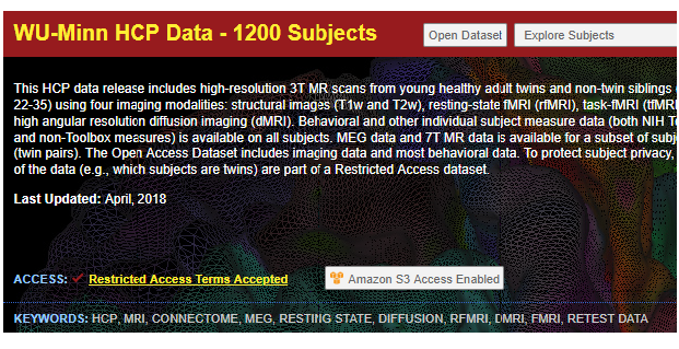 Wu-Minn HCP Data webpage.
